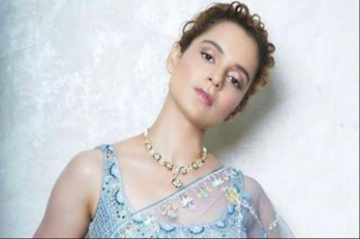kangana ranaut channels a summer look steps out in a sheer blue
