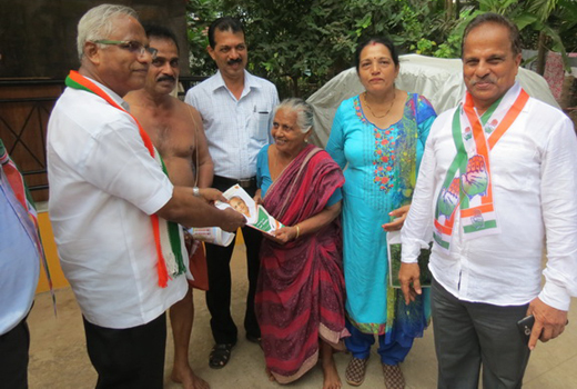 Door To Door Canvassing By Mla Lobo Welcome Experience In City
