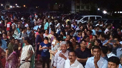 Shirva parishioners protest
