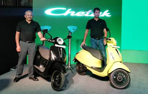 Bajaj Chetak electric scooter launch