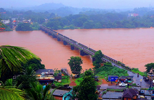 Heavy rain in mangalore