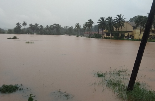 Heavy rain in mangalore