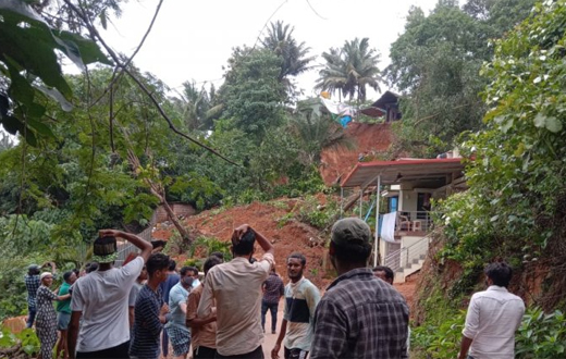 Landslide at Banglagudde