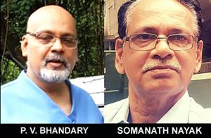 Dr PV Bhandary and Somnath Nayak