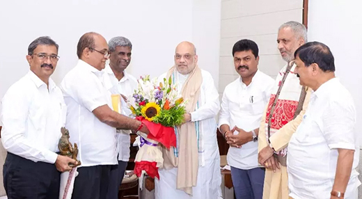 Arecanut growers delegation meets Amit Shah