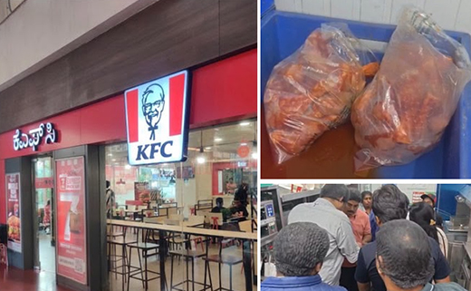 KFC Outlet raid in Mangaluru