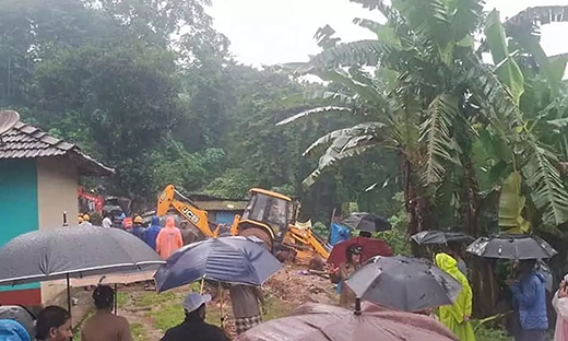 Hillock Collapse in Thirthahalli