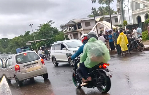 Scooters Collision Near Beltangady
