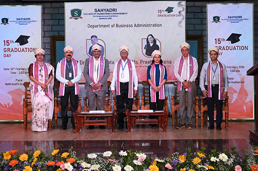 Sahyadri College MBA Graduation