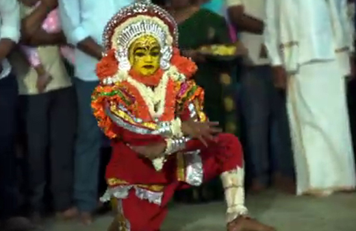 Nema Ritual Performance by Christian Man