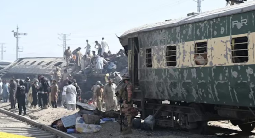 Bomb Blast Targeting Military Train in Pakistan