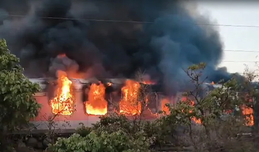 Fire Breaks Out in Rajdhani Express