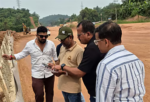 MUDA Inspects Sites
