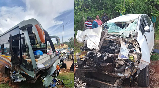Ramanath Rai Escapes Unhurt in Road Accident