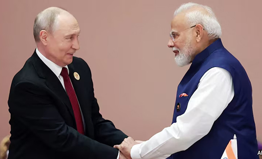 Russia backs India