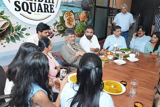 Main News CM DKS interacts with social media influencers