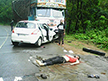 Fatal accident between car and truck in Bhatkal leaves 2 dead, 3 injured