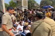 BJP Yuva Morcha protests against CM Siddaramaiah