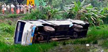 30 injured as KSRTC bus falls into ditch in Kasargod.