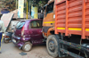 Bantwal: Serial mishap after lorry driver suffers seizures, loses control over vehicle