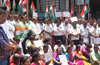 Sullia Congress workers stage protest; demand ticket for KPCC Member Nandakumar