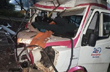Manipal: Ambulance barges into medical shop