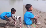 Little boys technique of catching fish has bowled the Internet over: watch viral video