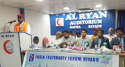 India Fraternity Forum  organize Hajj Volunteer Reception at Riyadh
