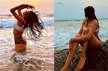 Janhvi Kapoor in a gorgeous leopard print bikini is rivaling even the most stunning sunset