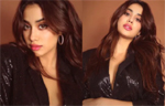 Janhvi Kapoor in black sequinned powersuit exudes boss lady vibes, see pics
