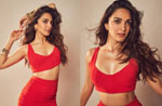 Kiara Advani makes fans go OMG as she flaunts her curves in red bralette and bodycon skirt