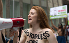 New York stages topless parade with 60 cities worldwide