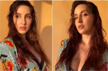 Nora Fatehi in sequinned pantsuit and black leather bralette goes glam for new video