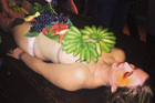 Under Fire: Sydney bar turns naked women into fruit platters