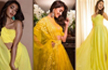 Actress Pooja Hegde sure knows how to make a yellow splash with her outfits