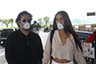 Poonam Pandey & Sam Bombay leave for their honeymoon, spotted at Mumbai Airport