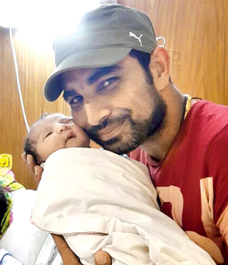 Mohammed Shami becomes proud father to baby girl on Eid