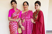 Shilpa Shetty and Shamita Shetty look traditionally perfect in their ethnic outfits