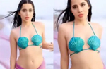 Urfi Javed breaks the Internet with her Ariel inspired look, fans term her beautiful; watch