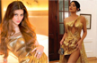 Urvashi Rautela oozes oomph in metallic gold dress, reminds fans of Kylie Jenner