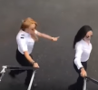 Woman Pilot Performs Kiki Challenge Along With Her Assistant After Jumping From the plane
