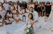 Bride has a whopping 34 bridesmaids at her wedding but planned to have 50