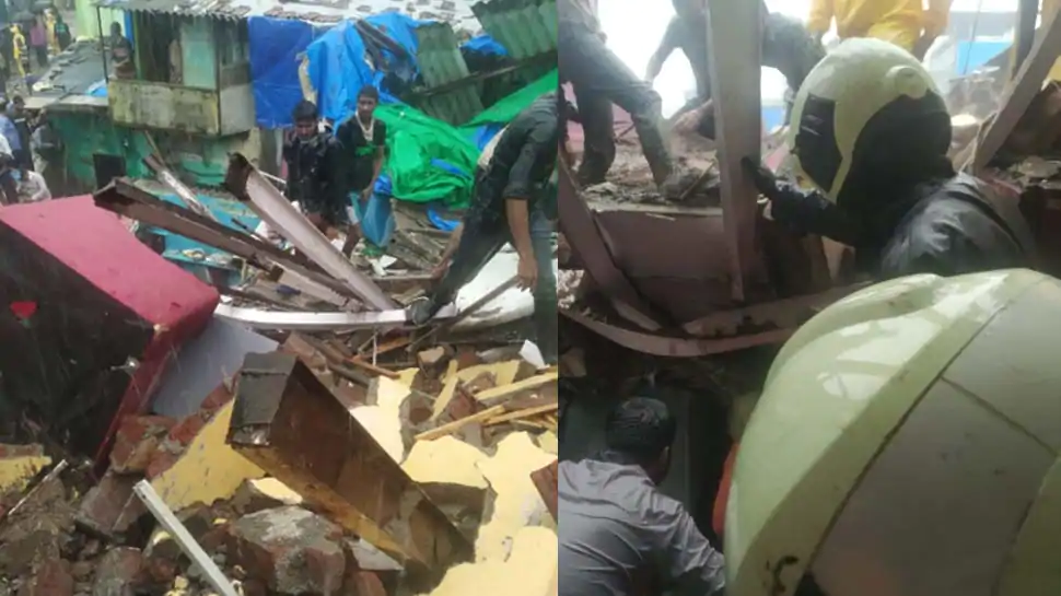 Three killed, 7 injured as two building collapses in Mumbai due to heavy rains