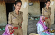 Uttar Pradesh Police Constable Comforts And Feeds Old Destitute Woman