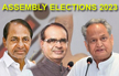 BJP wins Rajasthan, MP and Chhattisgarh; Congress in Telangana