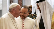Pope Francis arrives on historic visit to UAE