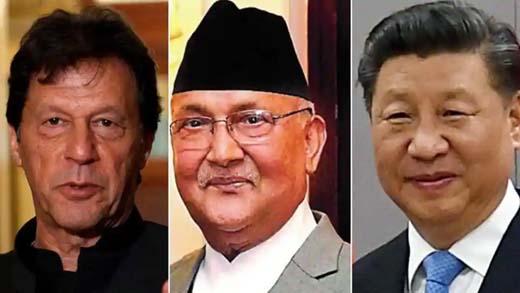 Imran Khan to join Xi Jinping to shore up Nepals PM Oli against India