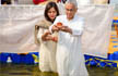 Mauritian PM couldnt stop self and took a dip in clean Ganga: Yogi Adityanath
