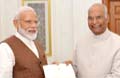Modi meets President Kovind, stakes claim to form government
