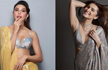 Jacqueline Fernandez and Tara Sutaria look stunning in the sequined sarees; see pics